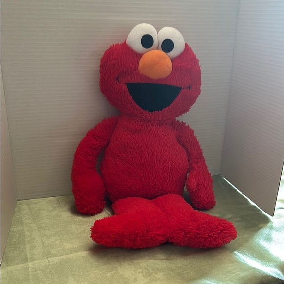 Sesame Street Elmo Red and Orange Stuffed Animal - Picture 1 of 6